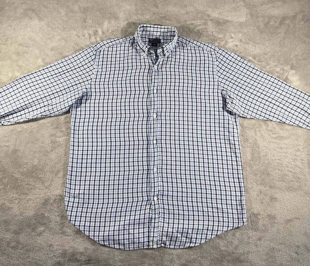 Polo Jeans Company Ralph Lauren Men’s Vintage Flannel L/S Button-Up Shirt, XL